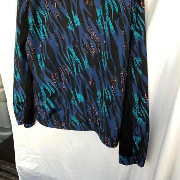 90’s style multicoloured windbreaker teal  animal - Picture 14 of 15